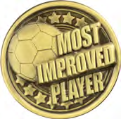 Intensity Football — Most Improved Player Metal Insert – catalogue page 73