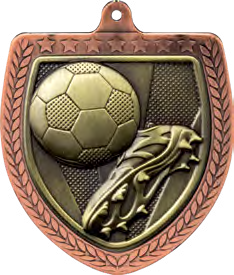 Football 75mm Medal Bronze – catalogue page 104