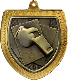 Referee 75mm Medal Bronze – catalogue page 104