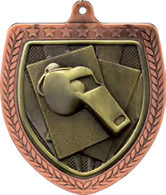 Referee 75mm Medal Bronze – catalogue page 104