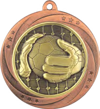 Goalkeeper 60mm Medal Bronze – catalogue page 104