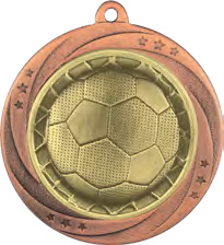 Football 60mm Medal Bronze – catalogue page 104