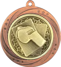 Referee 60mm Medal Bronze – catalogue page 104