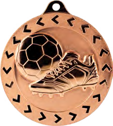 Ball & Boot 70mm Medal Bronze – catalogue page 105
