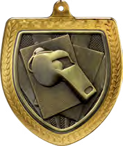 Cobra Shield Referee Medal Gold – catalogue page 111