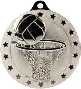 Cascade Stars Netball Medal Silver – catalogue page 217