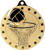 Cascade Stars Netball Medal Gold – catalogue page 217