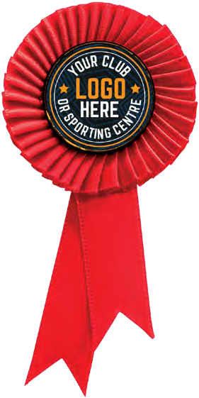 Tribute Red Mini Rosette – catalogue page 240