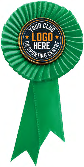 Tribute Green Mini Rosette – catalogue page 240