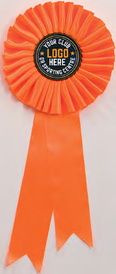 Champion Orange Rosette 300mm – catalogue page 241