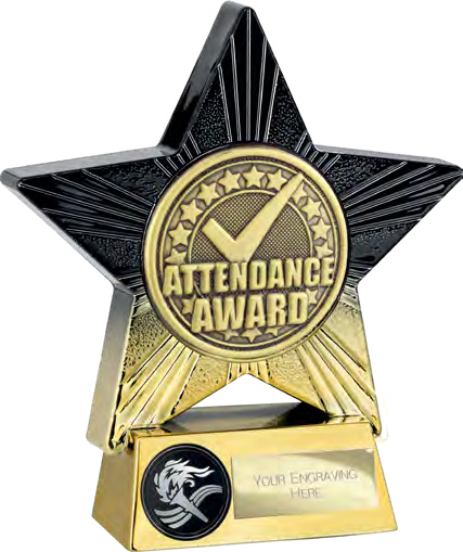 Superstar Schools Black And Gold Selectable Trophy – catalogue page 330
