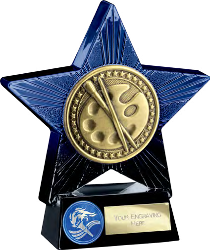 Superstar Schools Blue Selectable Trophy – catalogue page 332