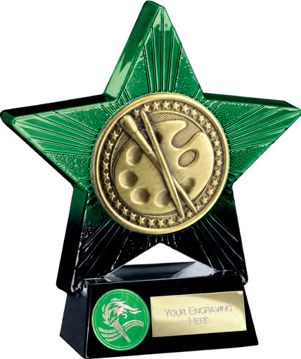 Superstar Schools Green Selectable Trophy – catalogue page 332