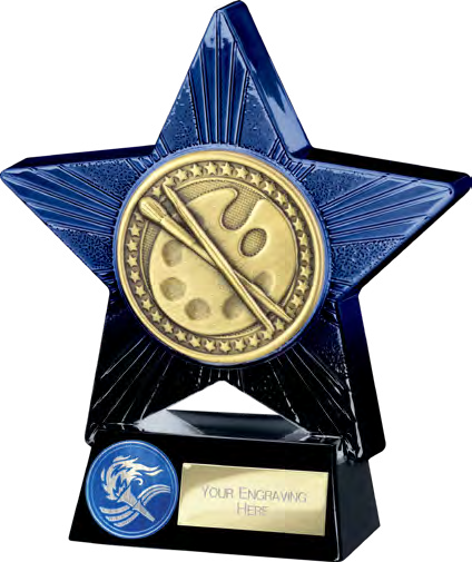 Superstar Schools Blue Selectable Trophy – catalogue page 333