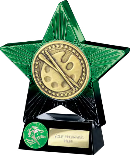 Superstar Schools Green Selectable Trophy – catalogue page 333