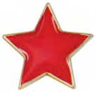 star badge 20mm – catalogue page 338